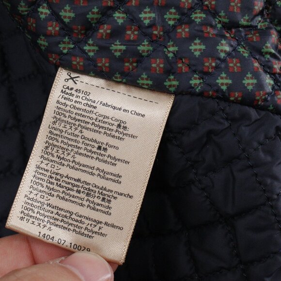 Scotch soda bomber jacket men's medium blue leather collar utility pockets zip - Picture 13 of 16